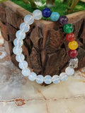 7 Chakra Opal & Crystal Charm Bracelet – Balance, Harmony & Positive Energy