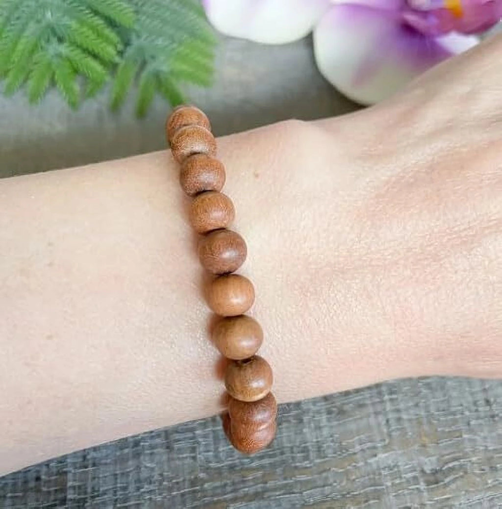 Anandam Wood Bracelet – Natural, Traditional & Peaceful