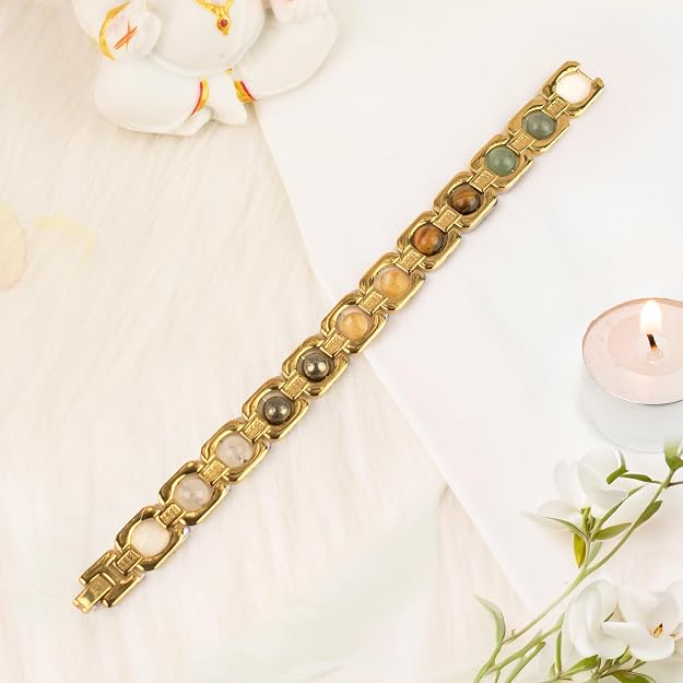 Dhan Yog Gold Metal Bracelet – Wealth, Prosperity & Abundance
