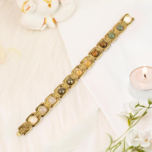 Dhan Yog Gold Metal Bracelet – Wealth, Prosperity & Abundance