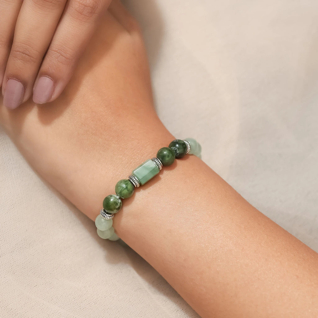 Green Aventurine Bracelet – Luck, Prosperity & Positive Energy