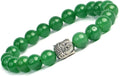 Green Crystal Beads Buddha Bracelet – Peace, Balance & Positive Energy