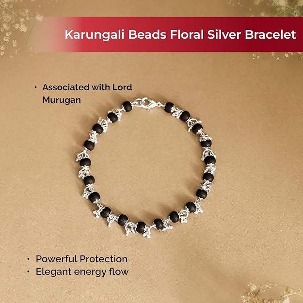 Hindu Karungali Damru Bracelet – Shiva Spiritual Bracelet