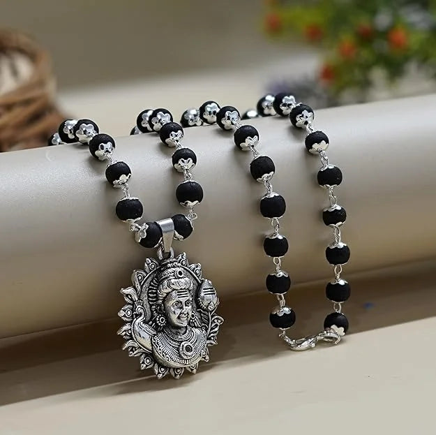 Karungali Murugan Vetri Vel Necklace