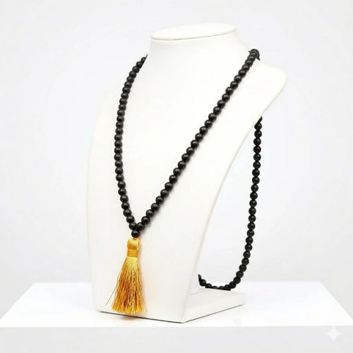 Original Karungali Mala 108 Beads | Authentic Ebony Wood Japa Mala