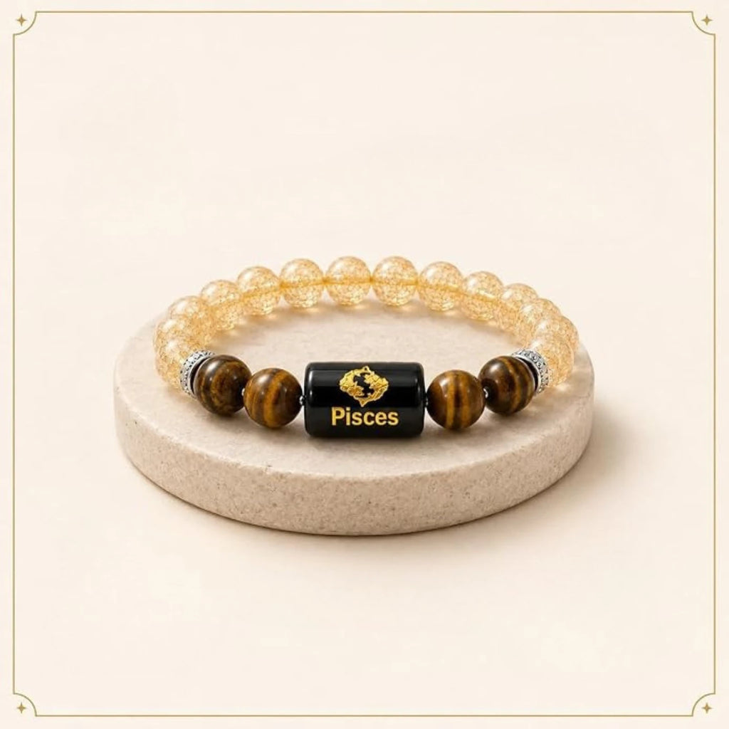 Pisces Zodiac Bracelet – Intuition, Calmness & Emotional Balance