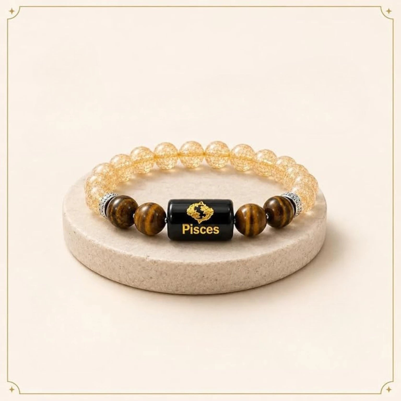 Pisces Zodiac Bracelet – Intuition, Calmness & Emotional Balance