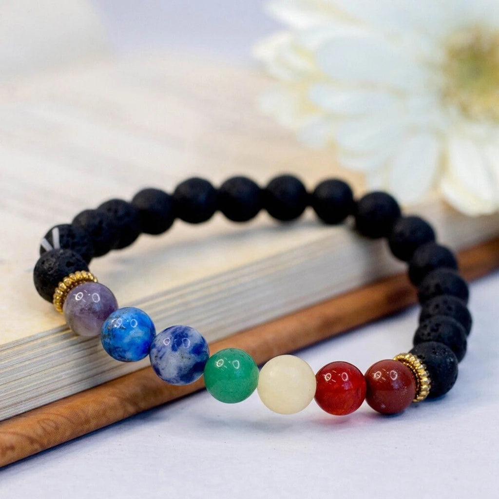 Lapis Lazuli & Quartz Bracelet – Wisdom, Balance & Positive Energy