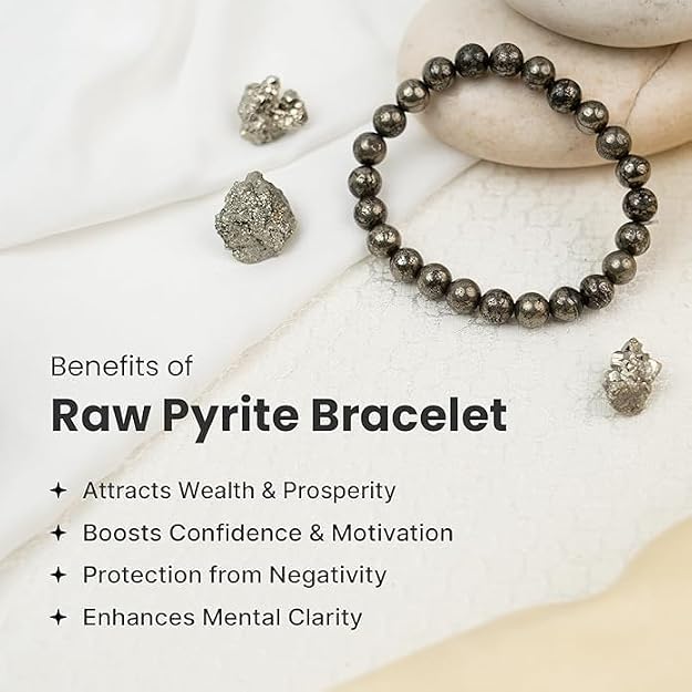 Raw Pyrite Bracelet by WahGems