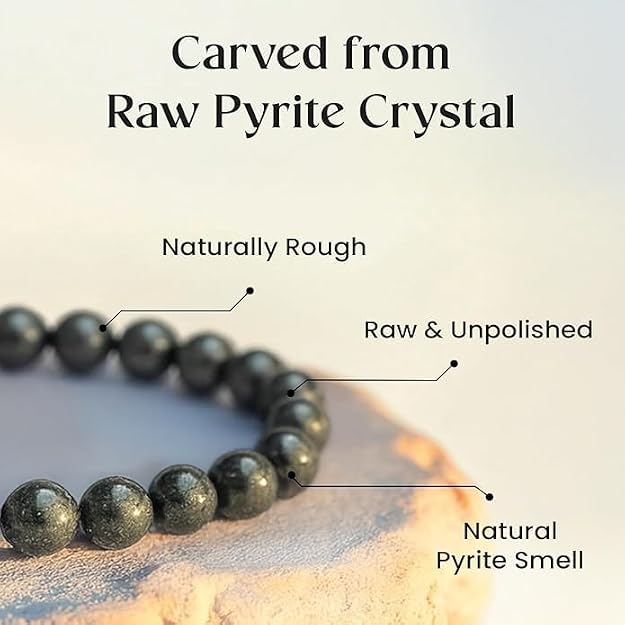 Raw Pyrite Bracelet by WahGems