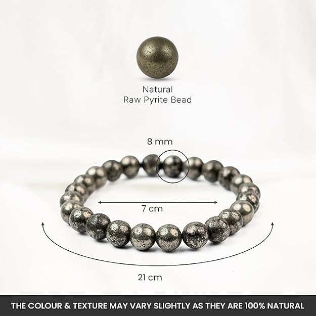 Raw Pyrite Bracelet by WahGems
