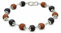 Rudraksha Silver Coated Bracelet – Peace, Protection & Spiritual Balance