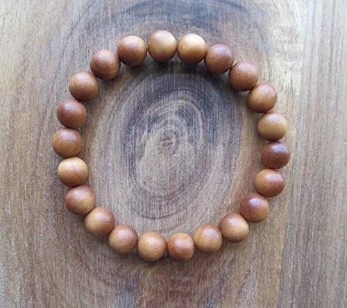 Sandalwood Bracelet -Natural Wooden Beads for Peace & Meditation