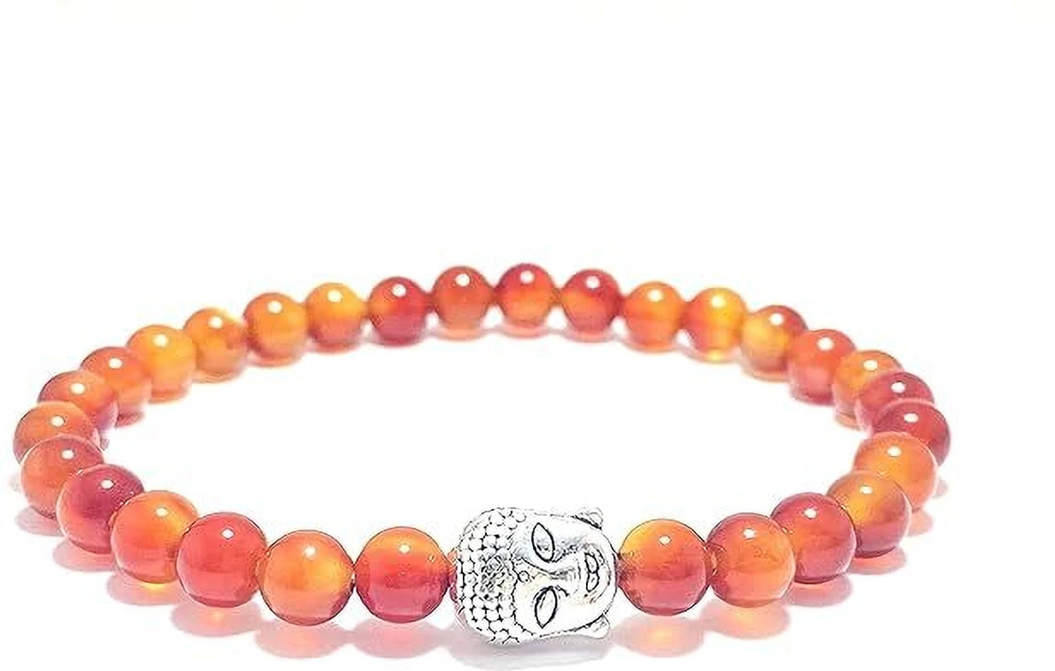 Stone Crystal Buddha Bracelet – Peace, Balance & Positive Energy