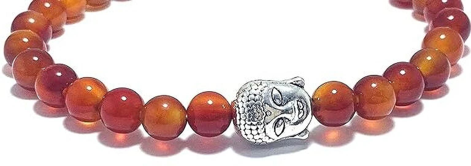 Stone Crystal Buddha Bracelet – Peace, Balance & Positive Energy