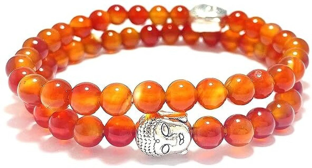 Stone Crystal Buddha Bracelet – Peace, Balance & Positive Energy
