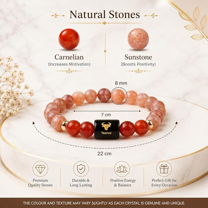 Taurus Zodiac Bracelet – Stability, Strength & Prosperity