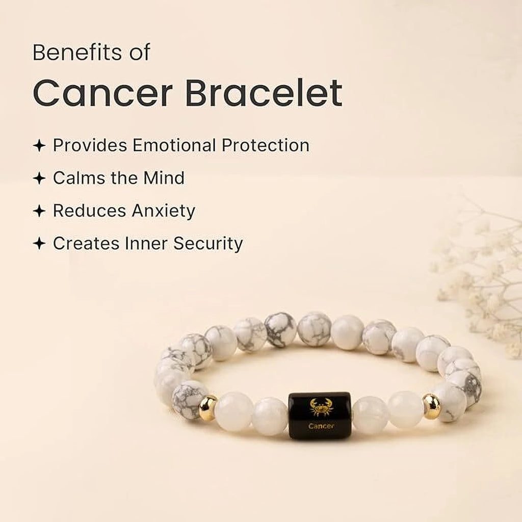 Cancer Zodiac Bracelet – Emotional Balance, Intuition & Protection